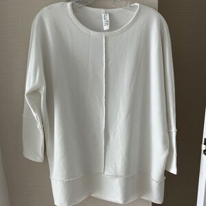 SPANX Women's White Long Sleeve Top